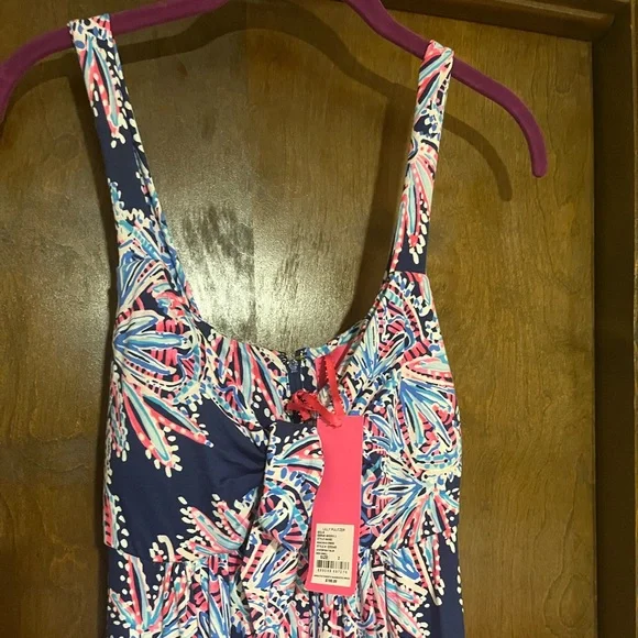 Lilly Pulitzer maxi in oyster bay blue 🦪👗☀️ - Picture 9 of 11